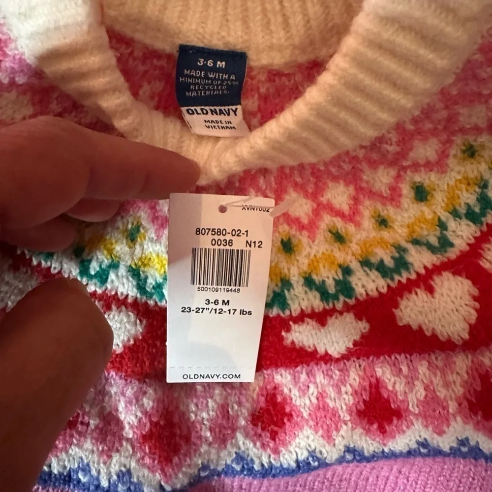 Old Navy pink signature